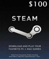 Steam Gift Card $100 (US)