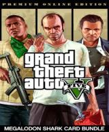 Grand Theft Auto V GTA 5 - Premium Online Edition & Megalodon Shark Card Bundle