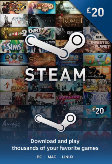Steam Gift Card 20 GBP (UK) - Image 2