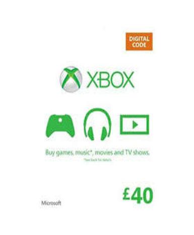 XBOX Gift Card 40 GBP (UK) - Image 2